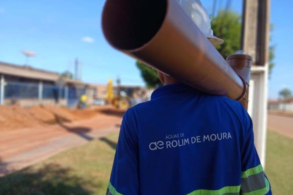 Rolim de Moura: ruas Belém e Cuiabá recebem obras de esgotamento sanitário