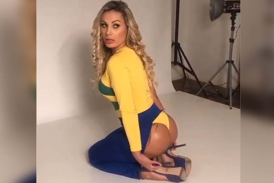 Andressa Urach diz que teve apoio de marido para voltar ao Miss Bumbum: 'Seguro'