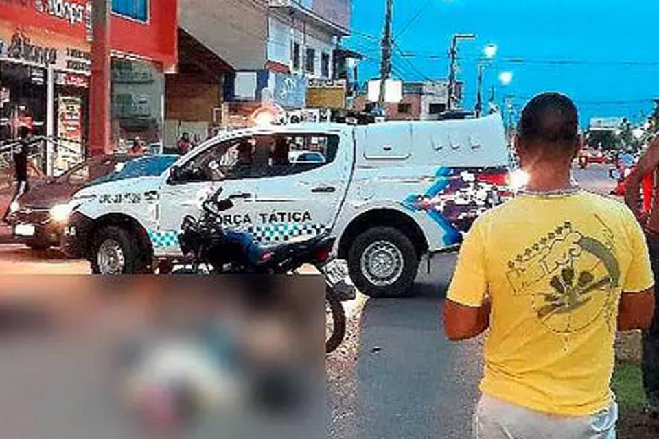  Idoso é atropelado por Motoboy ao tentar atravessar a avenida