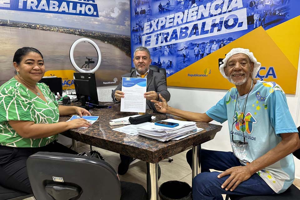 Presidente da LIESER visita vereador Everaldo Fogaça e apresenta plano de ações para escolas de samba