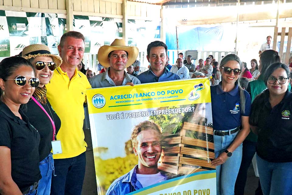 Luizinho Goebel participa de evento realizado pela EMATER que tem como objetivo orientar produtores rurais de Vilhena