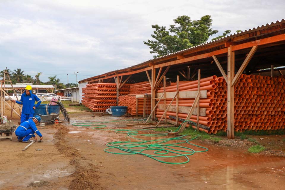 Construção da rede de esgoto será retomada nos próximos dias