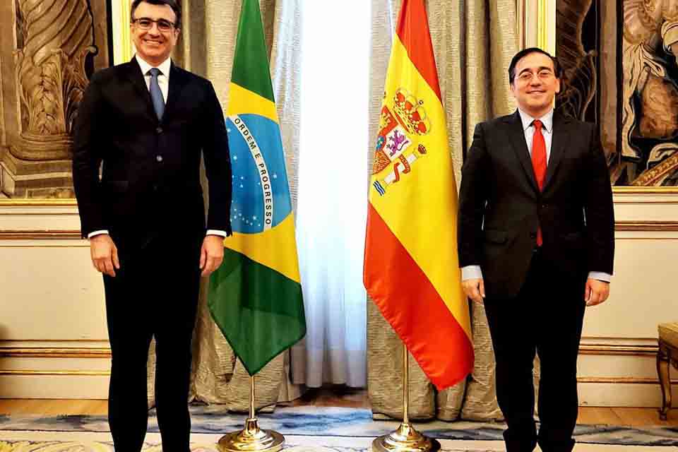 Chanceler manifesta apoio da Espanha a acordo entre Mercosul e UE