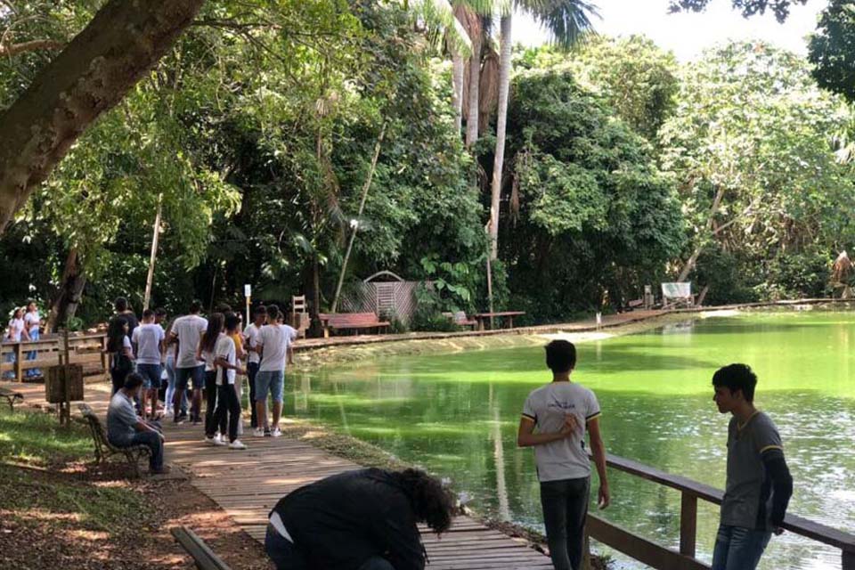 Escola estadual realiza projeto sobre conscientização do uso da água, no município de Jaru