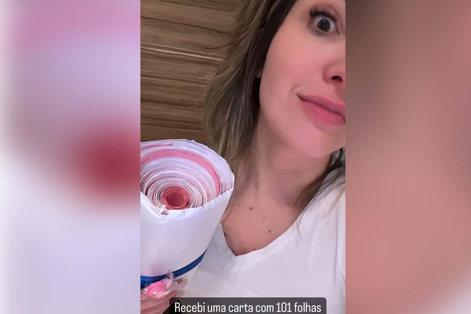 Amanda Meirelles, campeã do BBB23, se surpreende com presente de fã