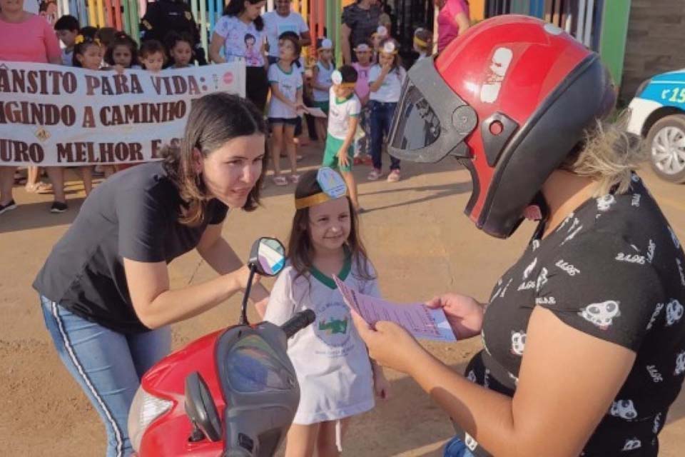 Escola Madre Tereza tem Projeto de educação para o trânsito selecionado como destaque a nível nacional 