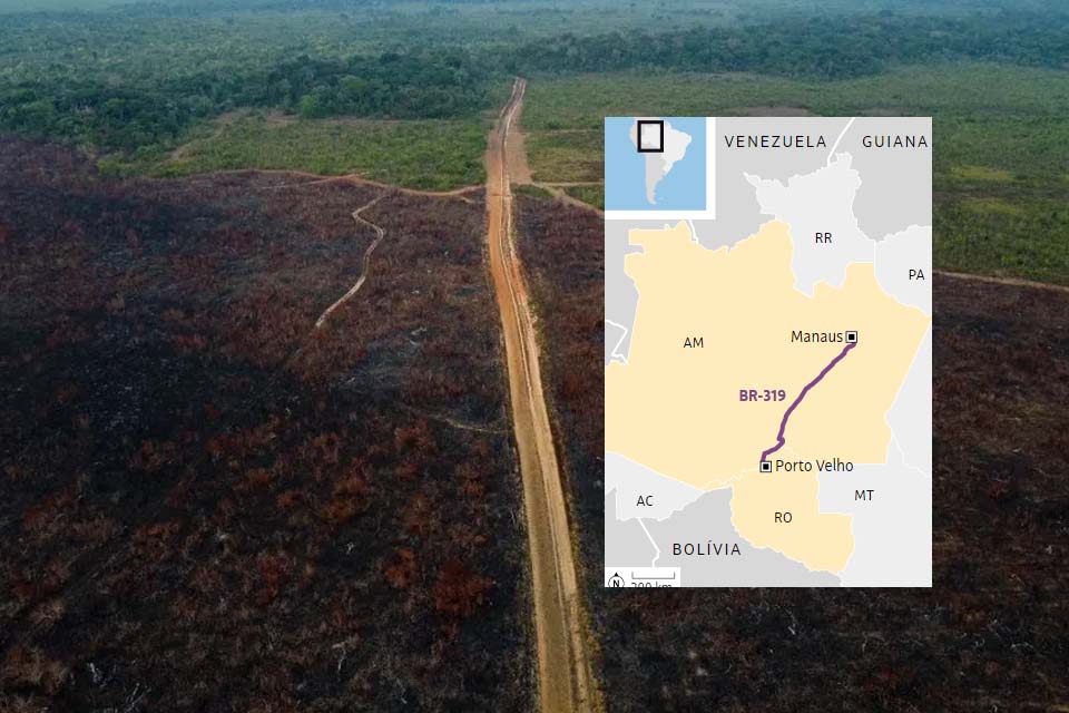 Ministério planeja transformação da rodovia que liga Rondônia ao Amazonas em Estrada-Parque Ambiental
