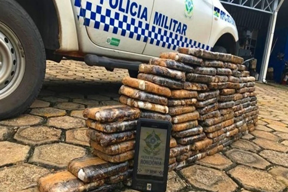 PM apreende cerca de 115 Kg de pasta base de Cocaína 