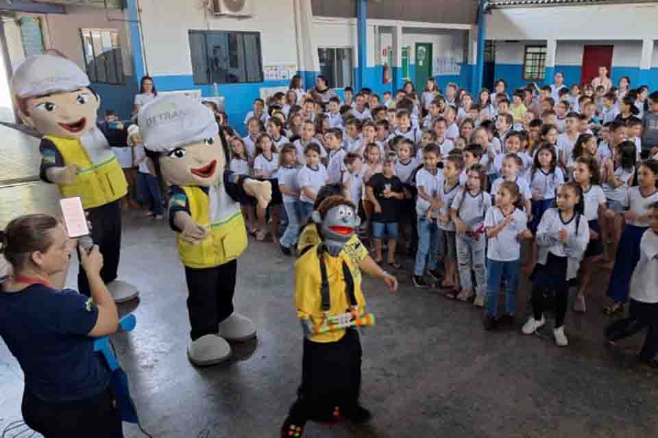 Ações Educativas do Detran promovem consciência no trânsito em Ouro Preto 