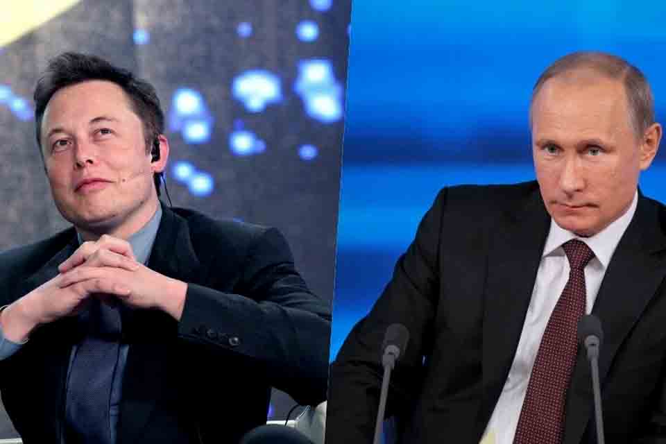 No Twitter, Elon Musk desafia Vladimir Putin para um duelo