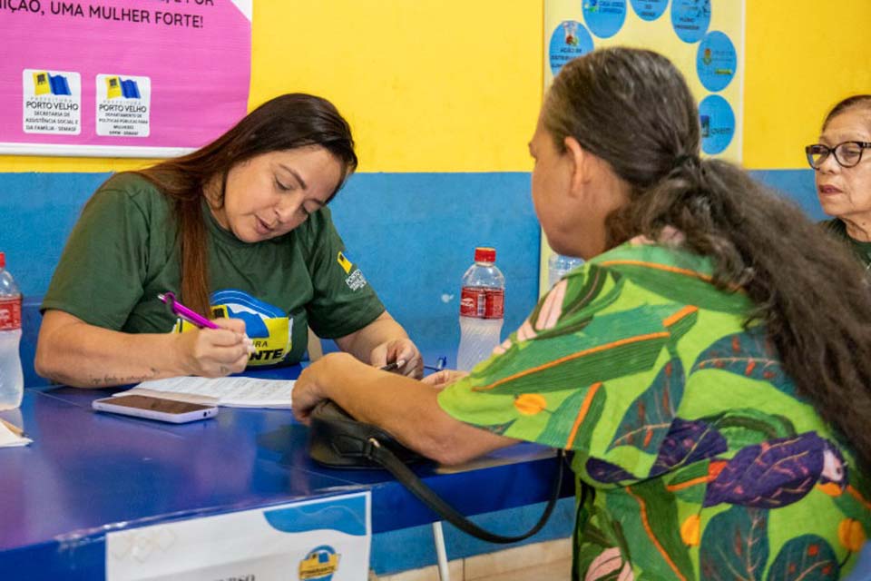 Projeto leva serviços de assistência social, saúde, educação e lazer aos bairros e distritos de Porto Velho