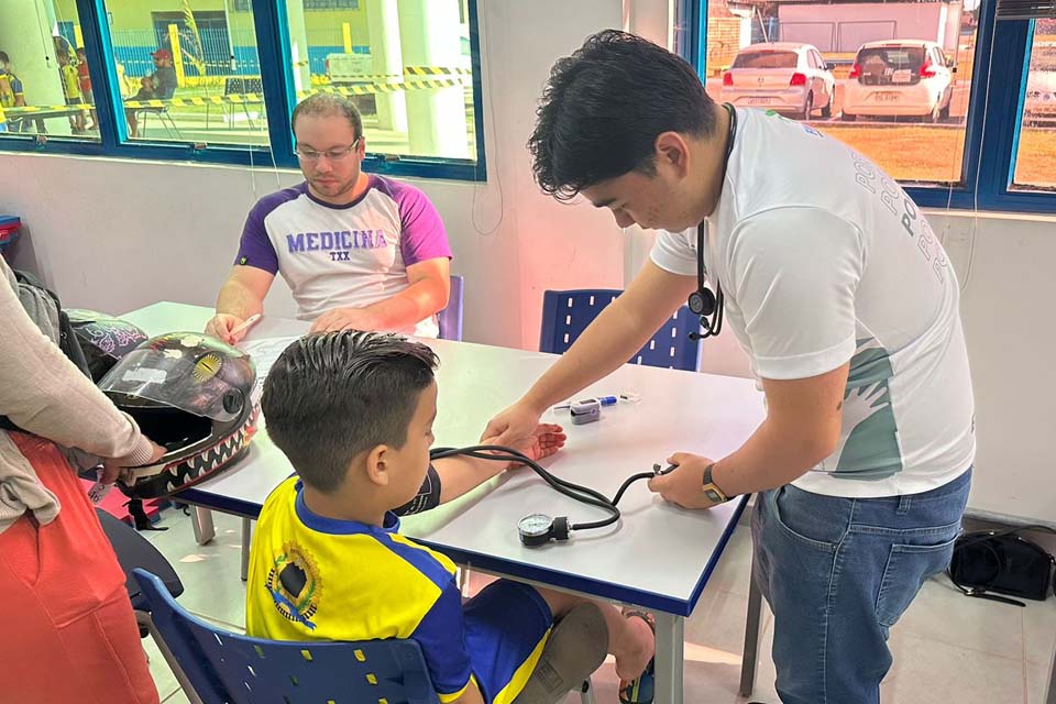 Exames de aptidão física são realizados na Vila Olímpica Chiquilito Erse em Porto Velho