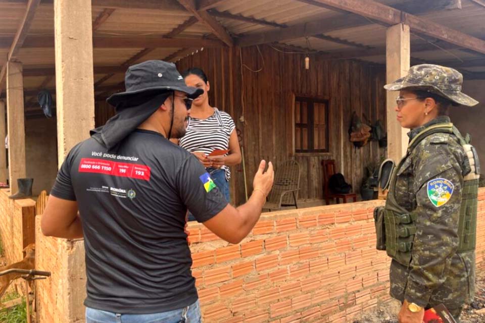 Ações de conscientização sobre combate às queimadas e incêndios florestais contemplam moradores de Candeias do Jamari e distritos