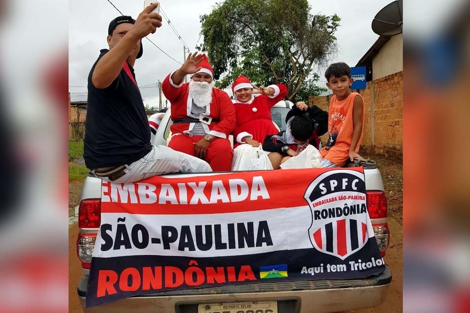 Torcida do São Paulo se mobiliza para doar brinquedos em Rondônia