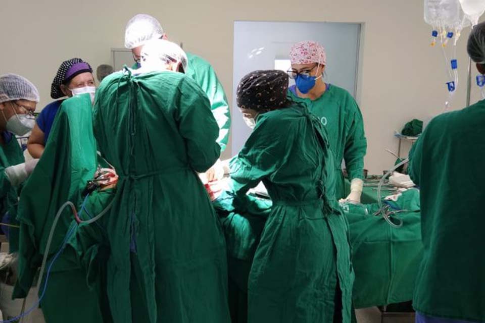 Hospital de Urgência e Emergência realiza a 2ª cirurgia de captação de órgãos neste ano