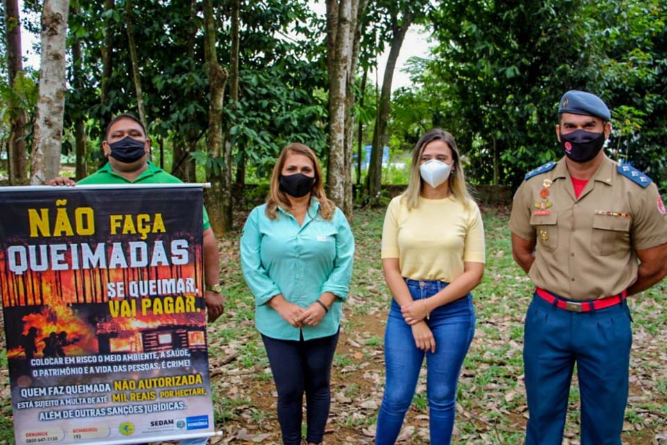 Sedam intensifica ações de educação ambiental em campanha de prevenção às queimadas e incêndios florestais