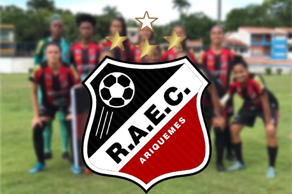 Real Ariquemes homenageia futebol feminino com estrela no escudo