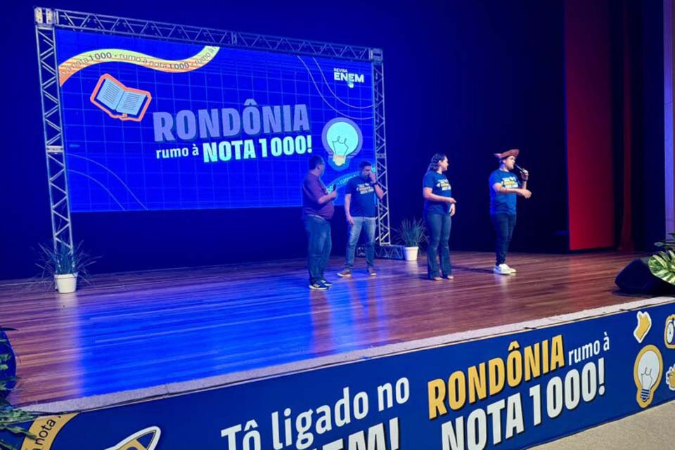 Estudantes da rede estadual se preparam para o Aulão “Tô ligado no ENEM”, em Porto Velho