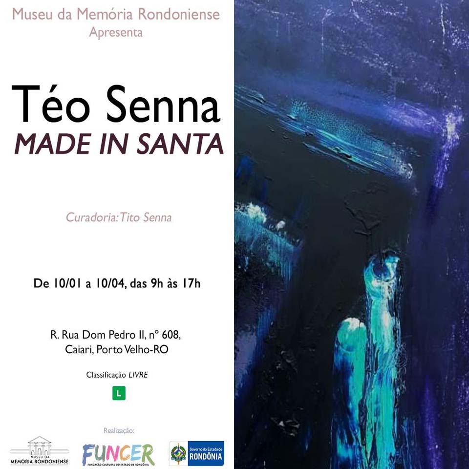 Museu da Memória Rondoniense recebe a exposição de pintura MADE IN SANTA