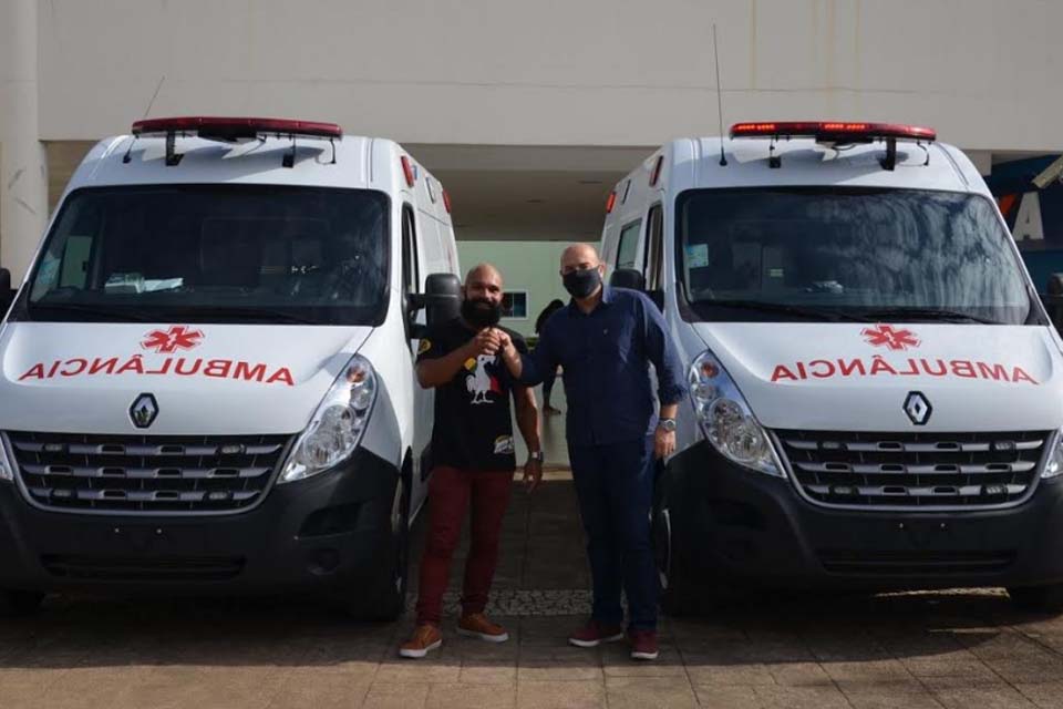 Prefeitura  recebe duas das seis ambulâncias adquiridas em parceria com Ministério Público do Trabalho