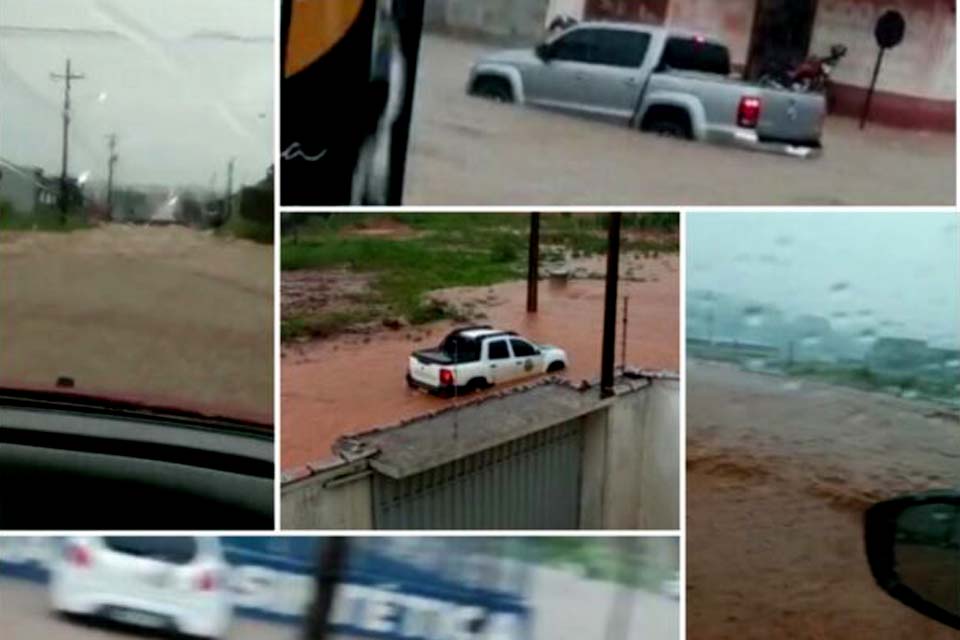 Volume de chuva esperado para um mês, cai em uma hora e provoca alagamentos