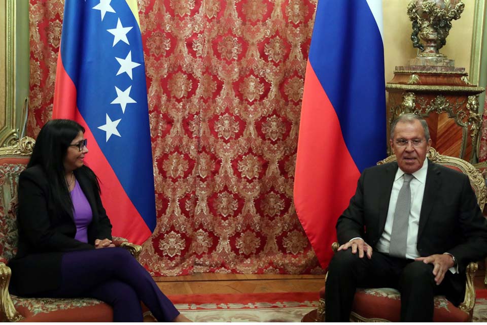 Em Moscou, vice da Venezuela diz que sanções fortalecem relação com a Rússia