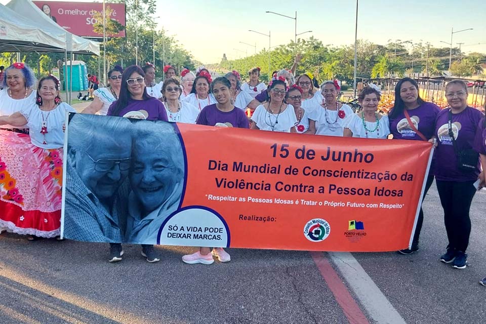 Conselho Municipal realizou ato público contra a violência à pessoa idosa em Porto Velho