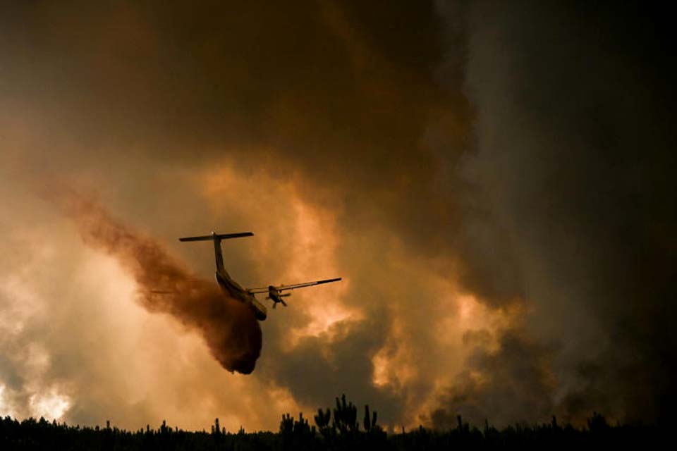 França recebe ajuda europeia para enfrentar incêndios florestais