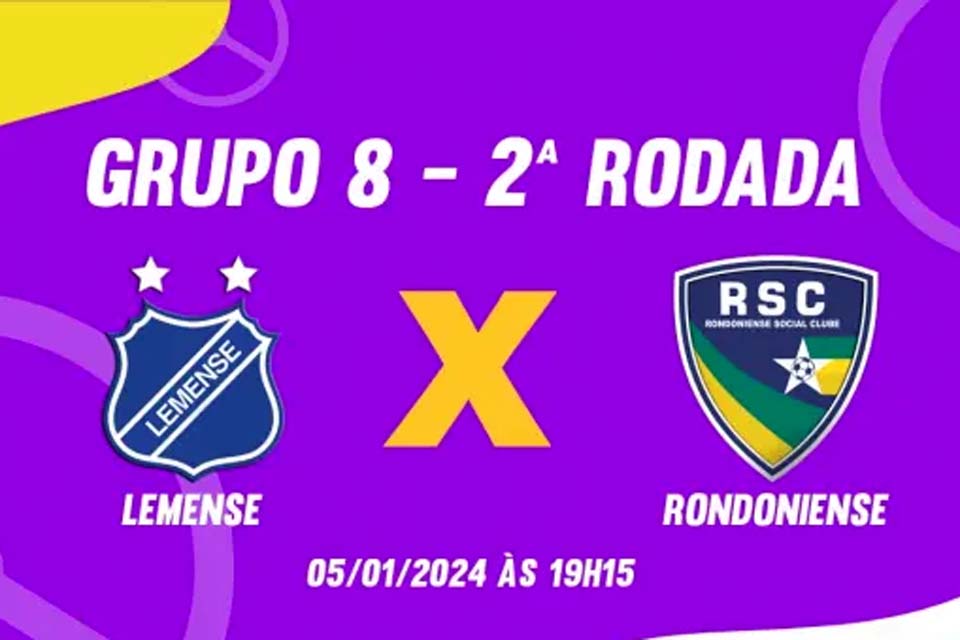 Após derrota na estreia, Rondoniense busca recuperação contra o E.C. Lemense hoje 