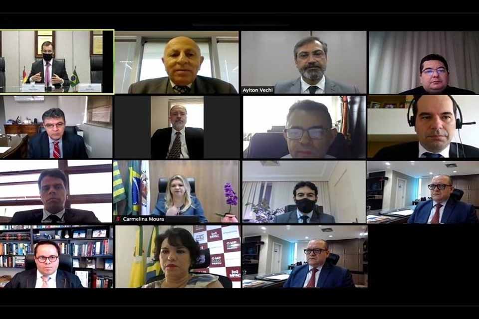 Procurador-Geral de Justiça do MPRO participa de reunião do CNPG por videoconferência