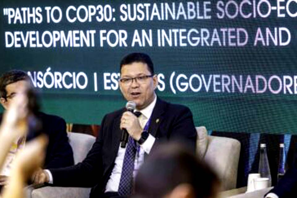 Ações do Cadastro Ambiental Rural foram apresentadas pelo governador de Rondônia Marcos Rocha durante a COP 28