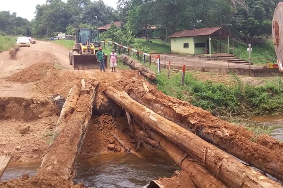 Semagric conclui ponte sobre o Rio Taboca