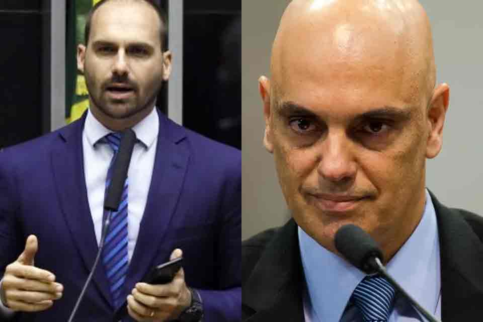 Eduardo Bolsonaro acusa Alexandre de Moraes de perseguir sua família