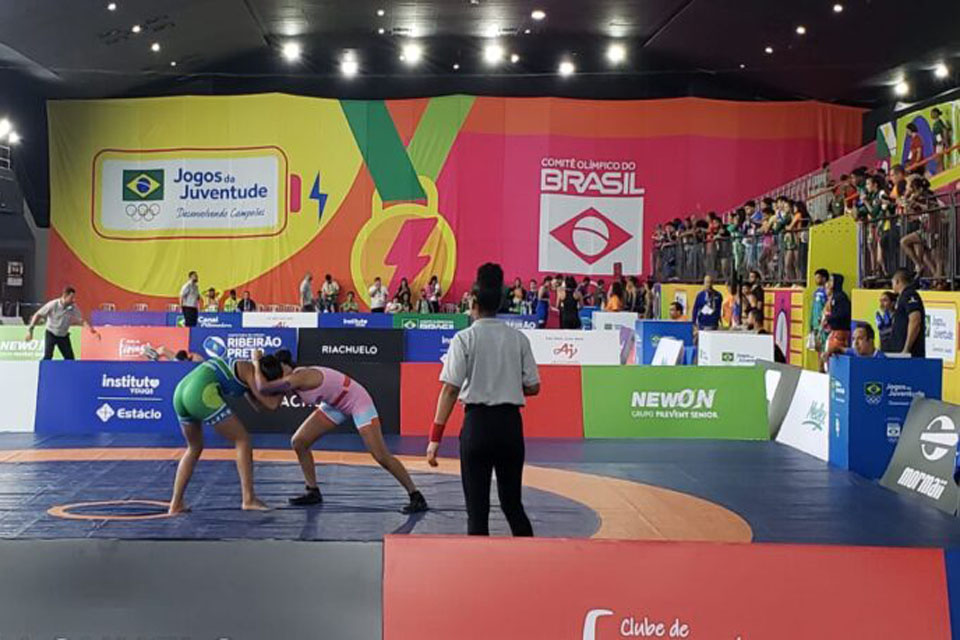 Atleta rondoniense conquista medalha de bronze na modalidade Wrestling em estreia nos Jogos da Juventude 2023