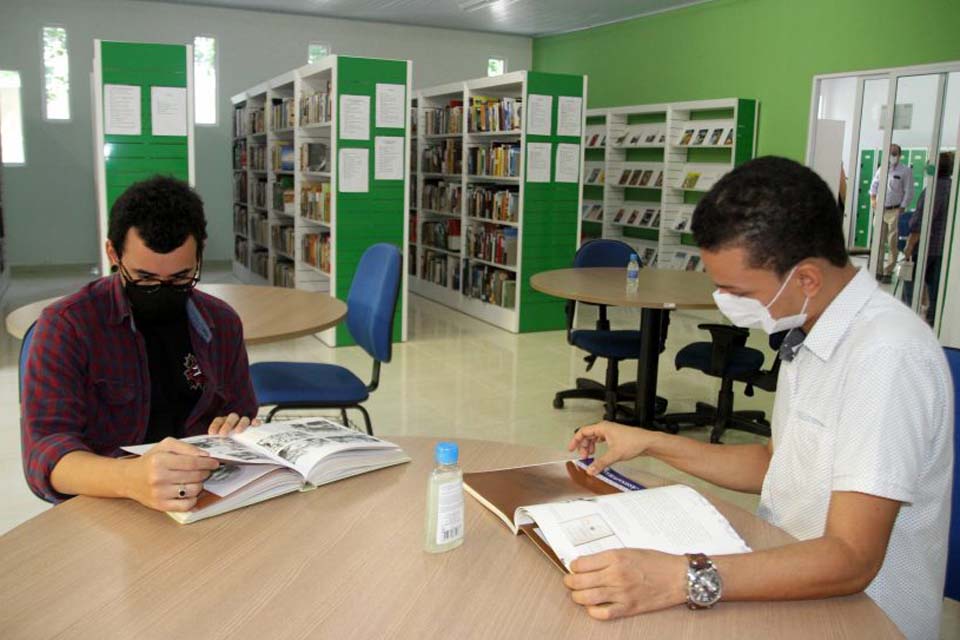 Com nova estrutura, Biblioteca José Pontes Pinto reabre portas para comunidade rondoniense