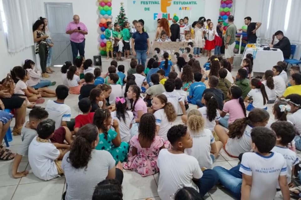 Escola Municipal Maria de Lourdes em Jaru realiza Festival de Artes e Educação Física