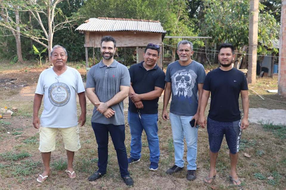 Pré-candidato a Deputado Federal Vinicius Miguel cumpre agenda em encontro com povos indígenas Kassupá e Salamãi