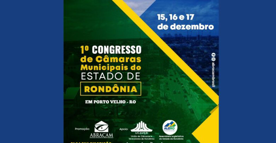 TCE apoia Congresso das Câmaras Municipais de Rondônia