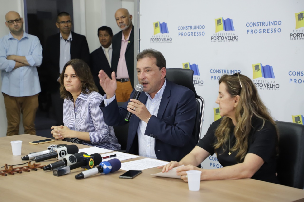 Prefeito Hildon Chaves decreta situação de emergência por 180 dias em Porto Velho em decorrência do novo coronavírus (Covid-19)