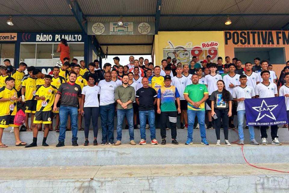 Vilhena sedia abertura da 2ª edição do campeonato estadual escolar de futebol masculino