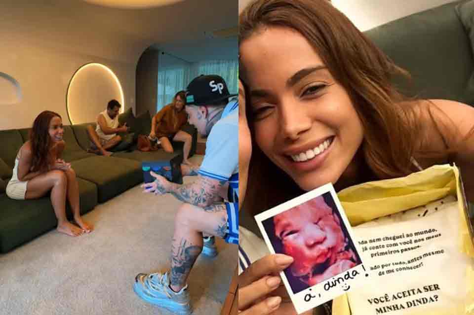 MC Daniel escolhe Anitta como madrinha do filho, mas reação da cantora divide opiniões