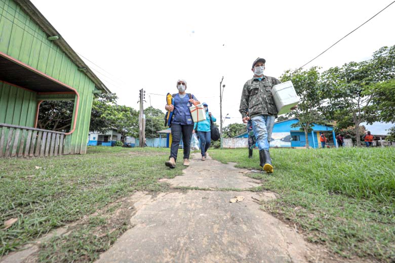 Mais de duas mil doses foram aplicadas nos distritos de Porto Velho no último final de semana