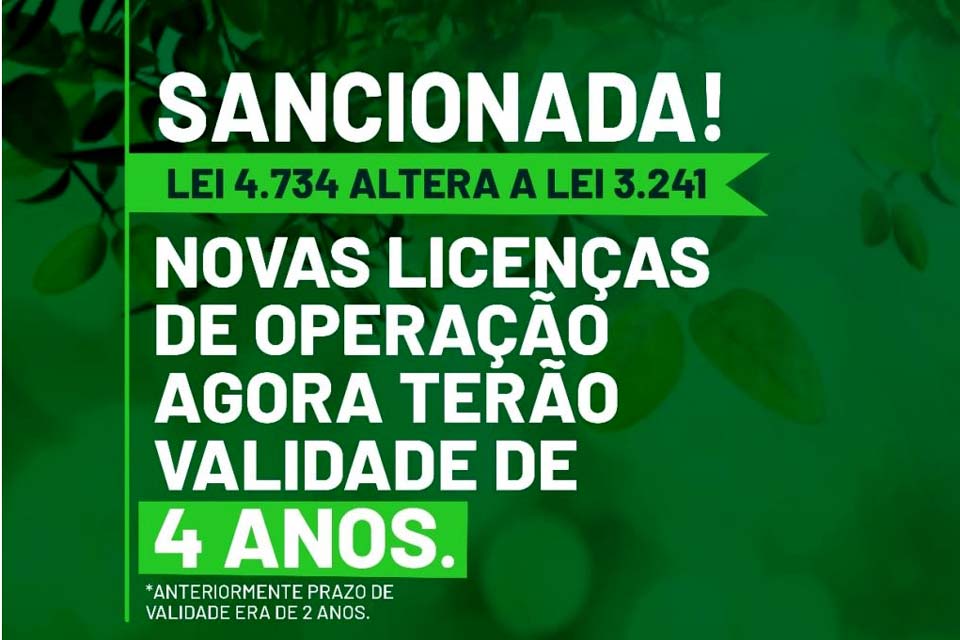 Prefeitura altera lei de licença ambiental e as renovações poderão ter o prazo de 4 anos