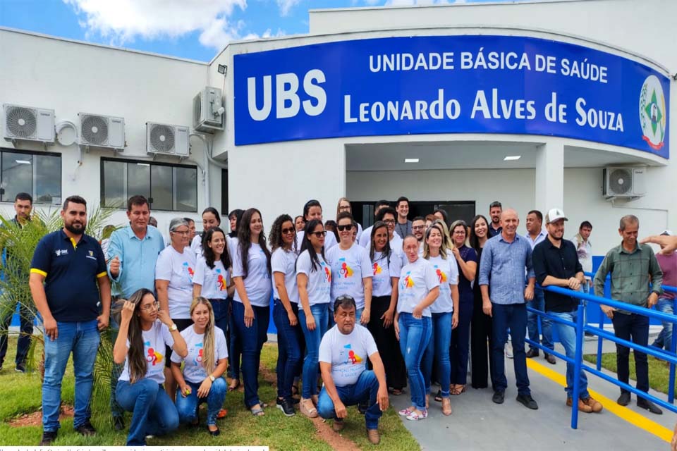 Deputado Ezequiel Neiva prestigia inauguração de Unidade Básica de Saúde em Vilhena