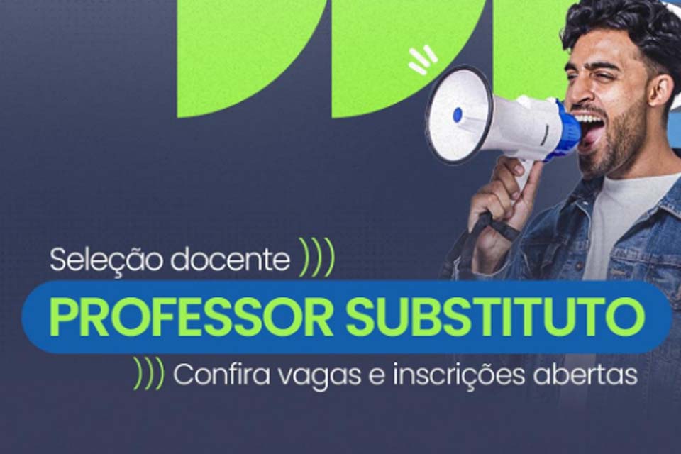 UNIR abre editais para contratação de professores substitutos