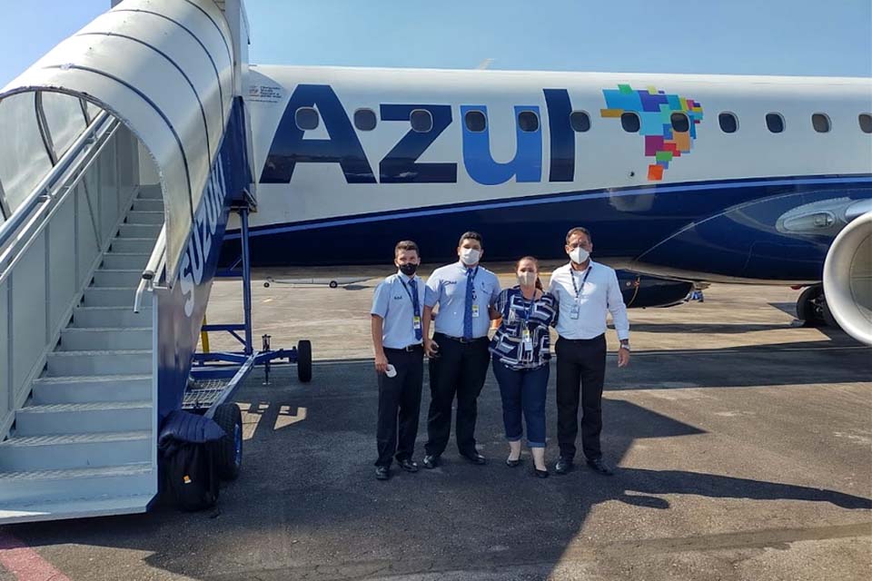 Azul volta a operar em Ji-Paraná hoje