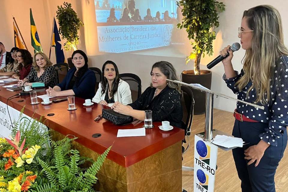 Ministério Público de Rondônia prestigia posse da direção da Associação Brasileira das Mulheres de Carreira Jurídica