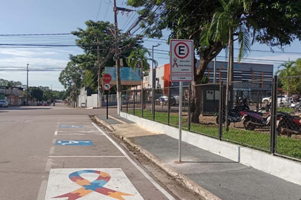 Credencial garante uso correto das vagas preferenciais em Porto Velho