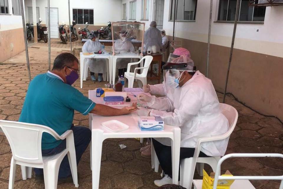 Testagem para Covid-19 em massa na população mobiliza todos os municípios de Rondônia