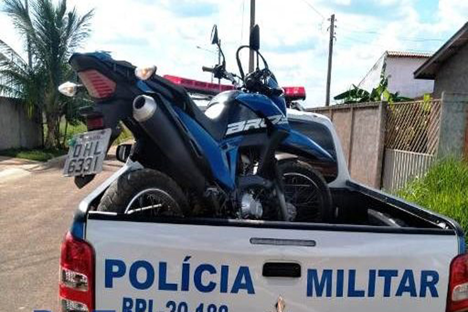 Ação rápida da PM resulta na recuperação de moto minutos após roubo